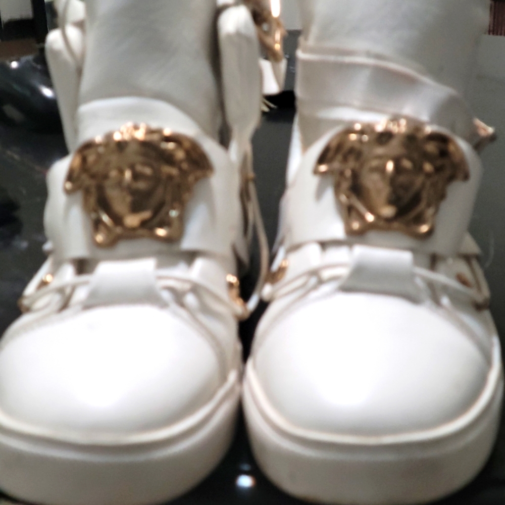 Versace with rose gold Medusa